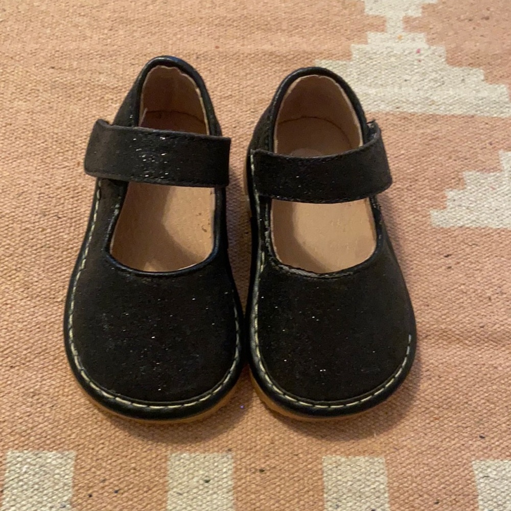 Black Mary Jane squeakers